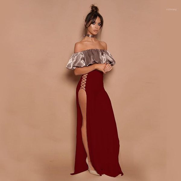 women's jumpsuits & rompers feecolor split wide leg pants nightclub flared trousers, Black;white
women's jumpsuits & rompers feecolor split wide leg pants nightclub flared trousers, Black;white
