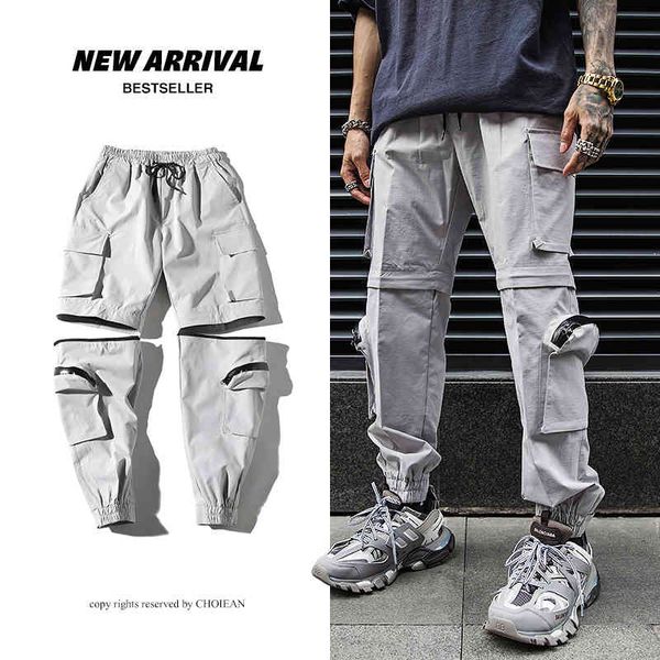 men's pants streetwear hip hop cargo harem patchwork pocket side loose joggers sweatpants ankle length trousers male 8acn, Black
men's pants streetwear hip hop cargo harem patchwork pocket side loose joggers sweatpants ankle length trousers male 8acn, Black