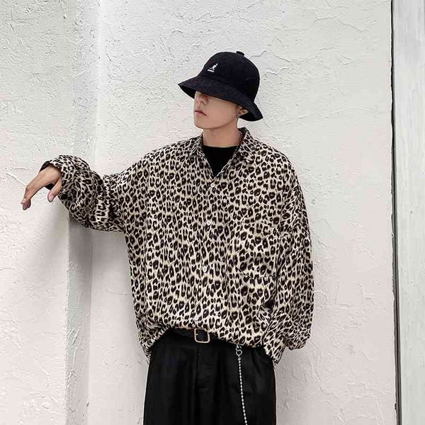 men's casual shirts hawaiian long sleeve male leopard printing loose french cuff mens fashion camisa masculina -2xl pq49, White;black
men's casual shirts hawaiian long sleeve male leopard printing loose french cuff mens fashion camisa masculina -2xl pq49, White;black