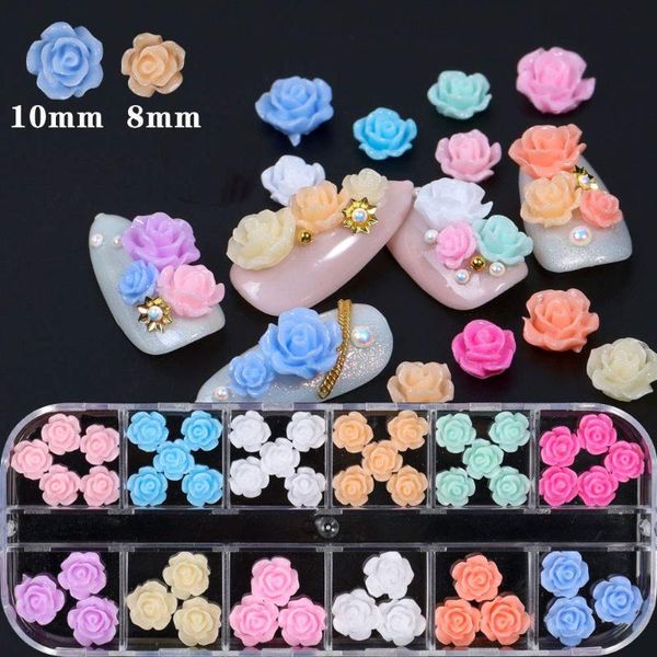 nail art decorations 48pcs/set rose glitter decals decoration 3d flower design acrylic supplies for women diy manicures, Silver;gold
nail art decorations 48pcs/set rose glitter decals decoration 3d flower design acrylic supplies for women diy manicures, Silver;gold