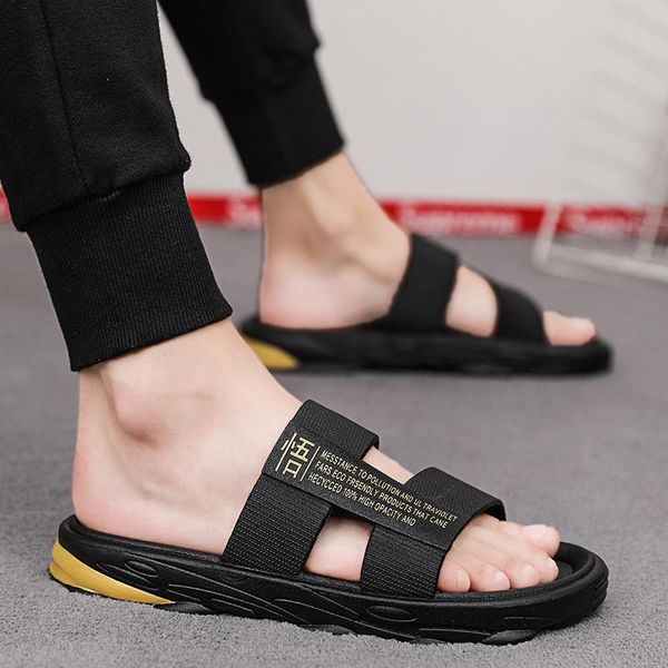slippers harogate summer men trend beach sandals comfotable anti-slip slides shoes hombre casual 2021, Black
slippers harogate summer men trend beach sandals comfotable anti-slip slides shoes hombre casual 2021, Black
