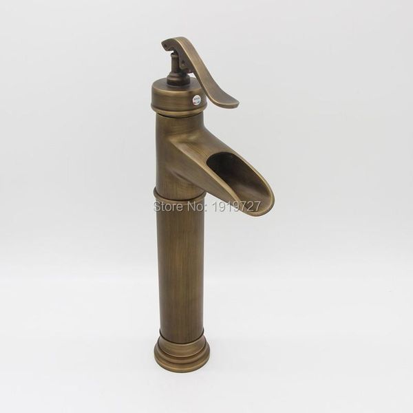 bathroom sink faucets antique finish waterfall basin mixer taps single handle rustic lavatory vessel faucet hardware
bathroom sink faucets antique finish waterfall basin mixer taps single handle rustic lavatory vessel faucet hardware