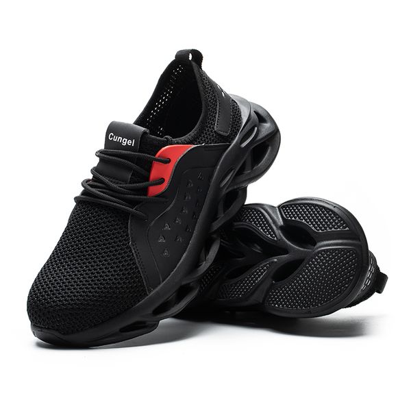 Work Safety Shoes for Mens Summer Breathable Boots Unisex Working Steel Toe Anti-Smashing Construction Men Safety Work Sneakers, Black
Work Safety Shoes for Mens Summer Breathable Boots Unisex Working Steel Toe Anti-Smashing Construction Men Safety Work Sneakers, Black