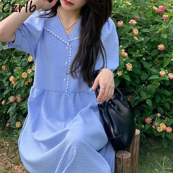 casual dresses long dress women summer prairie chic vacation tender puff sleeve pure simple college girls elegant design leisure femme overs, Black;gray
casual dresses long dress women summer prairie chic vacation tender puff sleeve pure simple college girls elegant design leisure femme overs, Black;gray