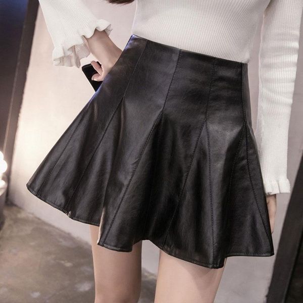 skirts hee grand women autumn pu skirt spring solid faux leather ball gown mini a-line elegant casual short slim wqb1035, Black
skirts hee grand women autumn pu skirt spring solid faux leather ball gown mini a-line elegant casual short slim wqb1035, Black