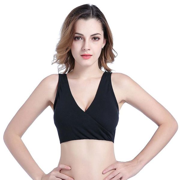 maternity intimates women breastfeeding cotton blend solid bras sports removable inserts underwear sleeping no underwire pull up nursing, White
maternity intimates women breastfeeding cotton blend solid bras sports removable inserts underwear sleeping no underwire pull up nursing, White