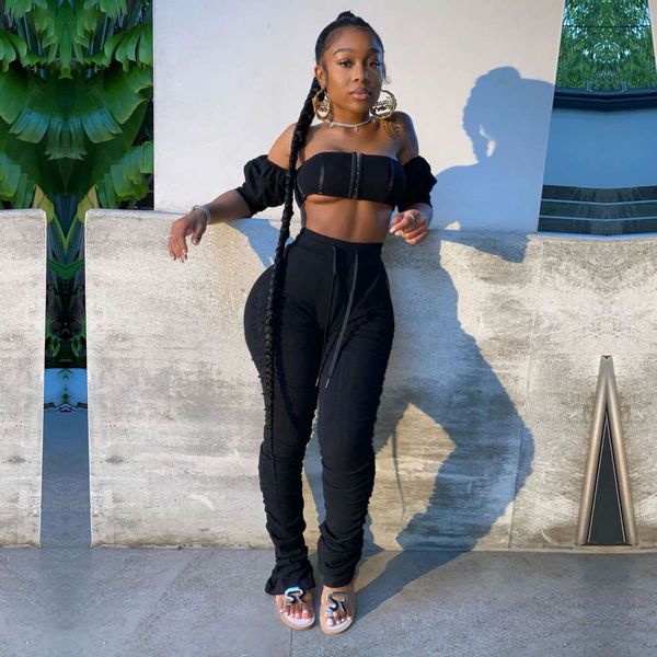 european and american women's bra sports casual suit, White
european and american women's bra sports casual suit, White