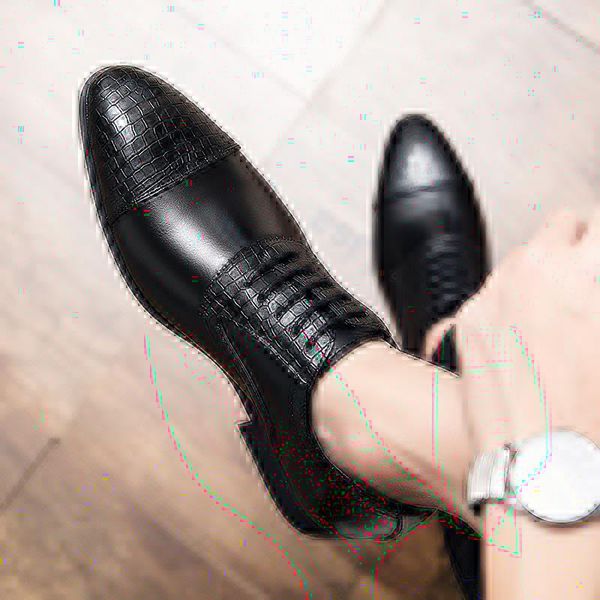 dress shoes retro men gentlemen 38-48 leather wedding loafers flats oxfords formal zapatillas hombre, Black
dress shoes retro men gentlemen 38-48 leather wedding loafers flats oxfords formal zapatillas hombre, Black