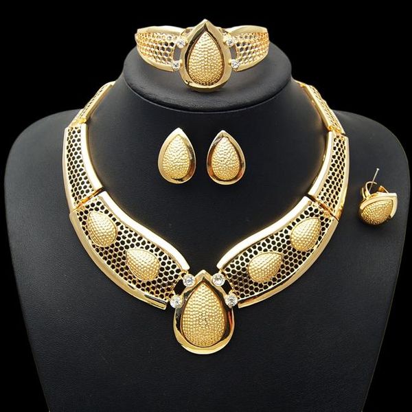 earrings & necklace yulaili ent round design fashion women party costume gold color jewelry sets, Silver
earrings & necklace yulaili ent round design fashion women party costume gold color jewelry sets, Silver