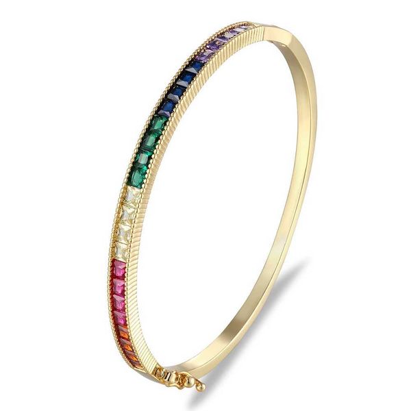 bohemian fashion clip-on link women bangles colorful cubic zircon cuff bracelet simple design copper jewelry for valentine's day q0717, Black
bohemian fashion clip-on link women bangles colorful cubic zircon cuff bracelet simple design copper jewelry for valentine's day q0717, Black