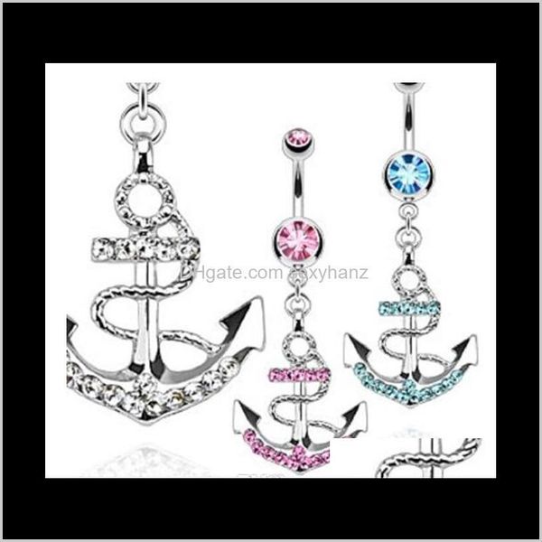& bell body d0438 the anchor style button rings mix colors navel belly ring ,body piercing jewelry drop delivery 2021 missl, Silver
& bell body d0438 the anchor style button rings mix colors navel belly ring ,body piercing jewelry drop delivery 2021 missl, Silver