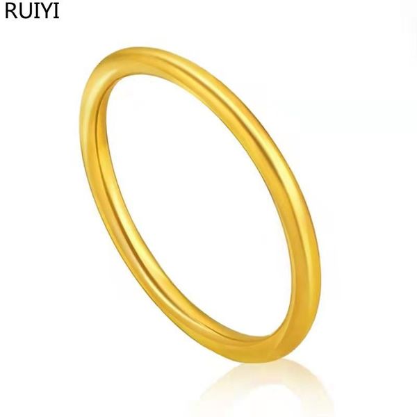 cluster rings ruiyi real pure 999 24k yellow gold ring simple circle design for women fine jewelry gift, Golden;silver
cluster rings ruiyi real pure 999 24k yellow gold ring simple circle design for women fine jewelry gift, Golden;silver
