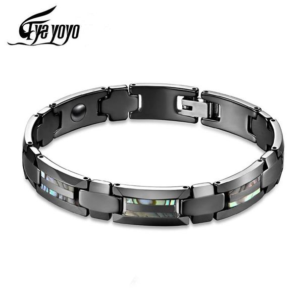link, chain black ceramic men bracelet tungsten steel magnetic health care link bracelets for brothers father gift
link, chain black ceramic men bracelet tungsten steel magnetic health care link bracelets for brothers father gift