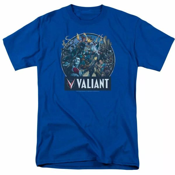 valiant comics ready for action t shirt mens licensed classic comics royal blue, White;black
valiant comics ready for action t shirt mens licensed classic comics royal blue, White;black
