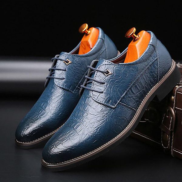 dress shoes men crocodile grain leather business office mens fashion wedding party shoe men's lace-up flats luxury y, Black
dress shoes men crocodile grain leather business office mens fashion wedding party shoe men's lace-up flats luxury y, Black
