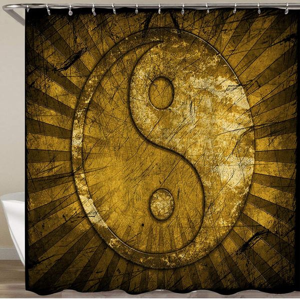 shower curtain set with 12 hooks,industrial eastern asian yingyang on of sunburst technological pattern,decorative bath
shower curtain set with 12 hooks,industrial eastern asian yingyang on of sunburst technological pattern,decorative bath