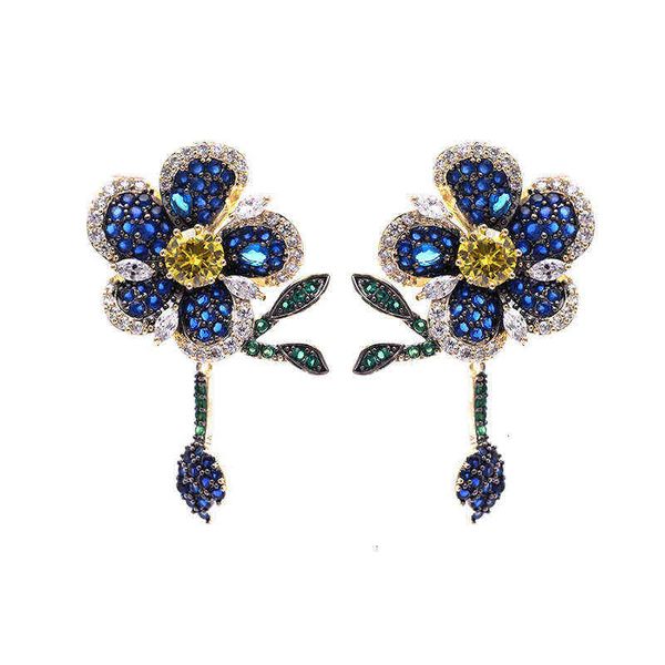 earrings korean heavy industry micro inlaid color zircon smart leaves ear stud 925 sier needle three dimensional flower, Golden
earrings korean heavy industry micro inlaid color zircon smart leaves ear stud 925 sier needle three dimensional flower, Golden