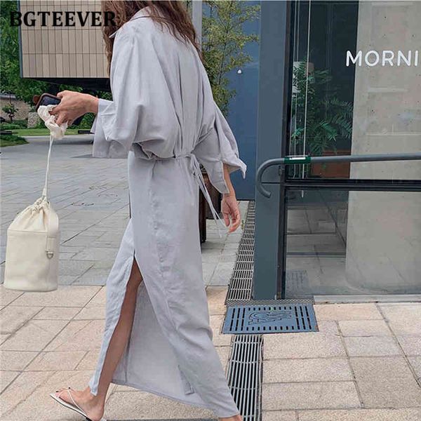 dresses vintage lapel single-breasted batwing sleeve women autumn lace-up split female long dress casual vestidos pu7b, Black;gray
dresses vintage lapel single-breasted batwing sleeve women autumn lace-up split female long dress casual vestidos pu7b, Black;gray