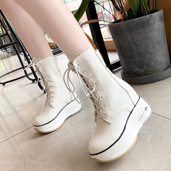 autumn chunky boots new womens round toe thick bottom winter boots ankle boots black platform short woman 10cm heels
autumn chunky boots new womens round toe thick bottom winter boots ankle boots black platform short woman 10cm heels
