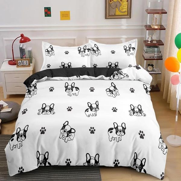 bedding sets kids cartoon pug duvet cover set cute dog 3d beding 2/3pcs single twin king size bed drop luxury
bedding sets kids cartoon pug duvet cover set cute dog 3d beding 2/3pcs single twin king size bed drop luxury