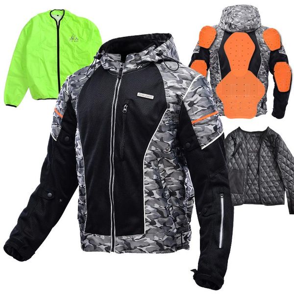 motorcycle apparel spring autumn summer riding suit men's racing jacket breathable clothing protective gear camouflage coat
motorcycle apparel spring autumn summer riding suit men's racing jacket breathable clothing protective gear camouflage coat