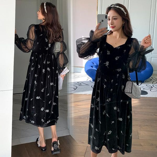 61485# maternity clothes spring autumn long sleeves easy matching loose stylish dress pregnant women pregnancy dresses, White
61485# maternity clothes spring autumn long sleeves easy matching loose stylish dress pregnant women pregnancy dresses, White