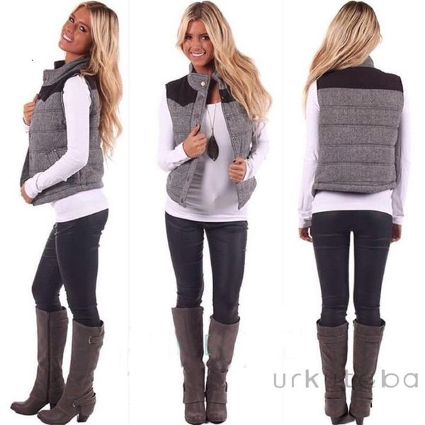 women's vests vest women casual sleeveless winter jacke 2021 button pockets thick warm waistcoat coat jacket, Black;white
women's vests vest women casual sleeveless winter jacke 2021 button pockets thick warm waistcoat coat jacket, Black;white