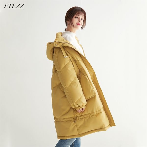 hooded winter jacket women loose thick parka female cotton wadded casual warm long green coat snow outerwear 210430, Black
hooded winter jacket women loose thick parka female cotton wadded casual warm long green coat snow outerwear 210430, Black