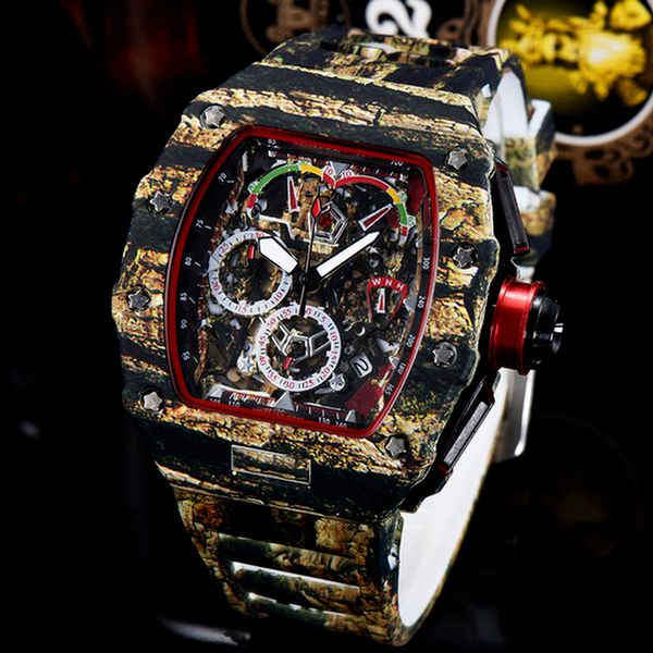 2-2mens montre de luxe watches silicone strap fashion designer watch sports quartz analog clock relogio masculino, Slivery;brown
2-2mens montre de luxe watches silicone strap fashion designer watch sports quartz analog clock relogio masculino, Slivery;brown