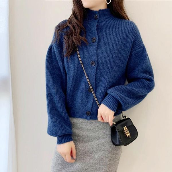 women's knits & tees purple sweater women winter 2021 autumn single-breasted cardigan fashion lantern sleeve warm knitwear coat female, White
women's knits & tees purple sweater women winter 2021 autumn single-breasted cardigan fashion lantern sleeve warm knitwear coat female, White