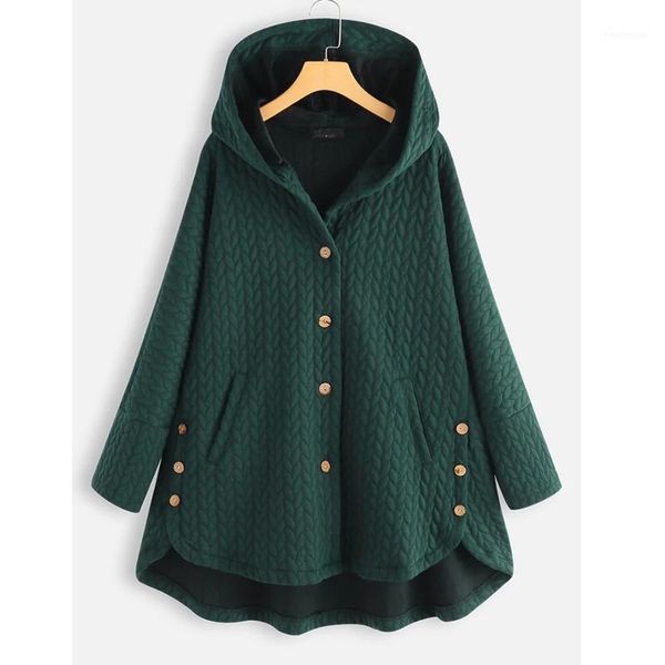 women's wool & blends irregular jacket 2021 mid-length hooded single-breasted temperament loose long sleeves wn*, Black
women's wool & blends irregular jacket 2021 mid-length hooded single-breasted temperament loose long sleeves wn*, Black