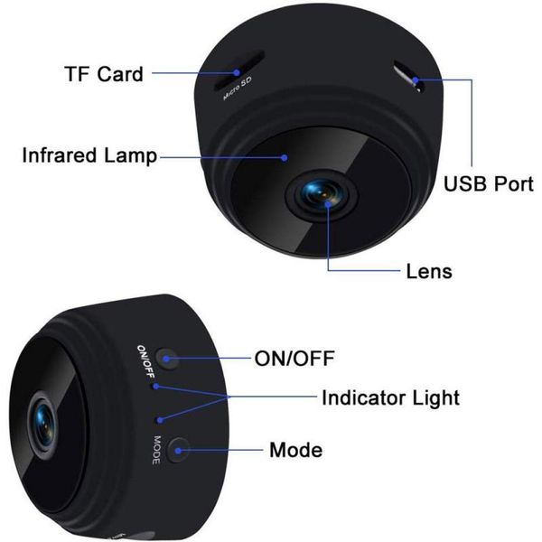 1980*1080p mini camcorders hd 90°wide-angle camera ip wifi endurance 60min abs material home security black dv for android/ios cameras
1980*1080p mini camcorders hd 90°wide-angle camera ip wifi endurance 60min abs material home security black dv for android/ios cameras
