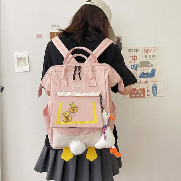 backpack women nylon candy color waterproof school bags for teenagers girls patchwork female rucksack mocha 
backpack women nylon candy color waterproof school bags for teenagers girls patchwork female rucksack mocha