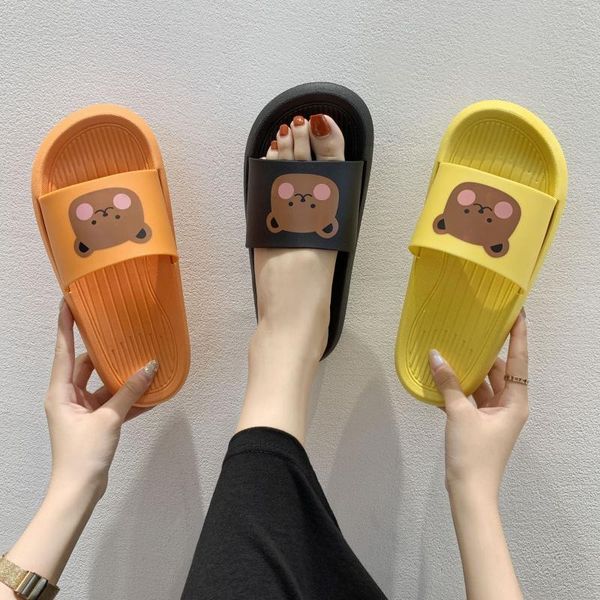 summer ladies indoor slippers, comfortable non-slip cute and simple cartoon bear student outdoor slippers, Black
summer ladies indoor slippers, comfortable non-slip cute and simple cartoon bear student outdoor slippers, Black