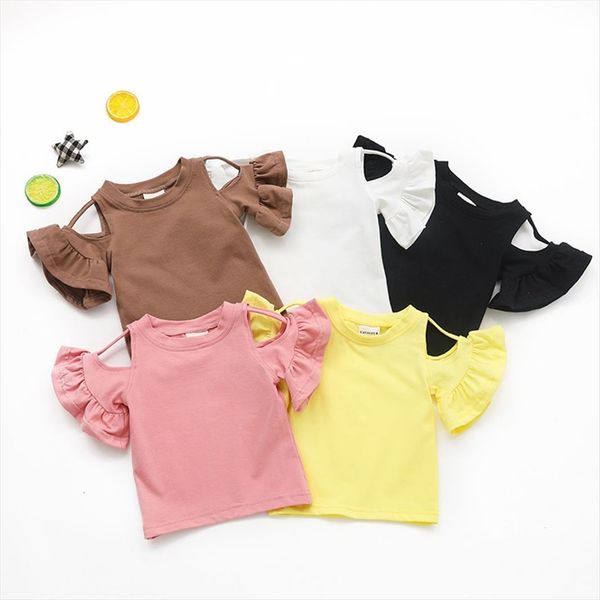 cotton ruffle baby girl t shirt solid o neck pullover pink white black summer toddler clothing boy clothes set, Blue
cotton ruffle baby girl t shirt solid o neck pullover pink white black summer toddler clothing boy clothes set, Blue