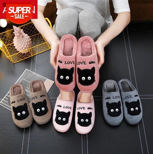 asifn winter house slippers with fur women men warm cute cat cartoon indoor bedroom non-slip ladies home furry women shoes #sd9h, Black
asifn winter house slippers with fur women men warm cute cat cartoon indoor bedroom non-slip ladies home furry women shoes #sd9h, Black