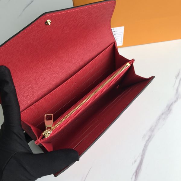 newarrivals brand purse designed envelope wallet sarah long wallets monogram leather with multi card slots m61182, Red;black
newarrivals brand purse designed envelope wallet sarah long wallets monogram leather with multi card slots m61182, Red;black