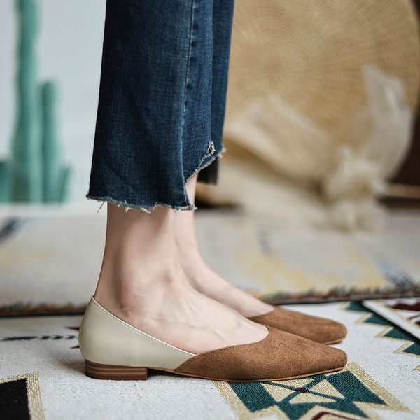 dress shoes thick-heeled women's small square toe color matching single 2021 spring and summer retro low-heeled, Black
dress shoes thick-heeled women's small square toe color matching single 2021 spring and summer retro low-heeled, Black