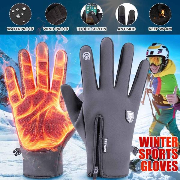 pair thicken thermal cycling gloves winter warm windproof outdoor sports glovesfor riding skiing touch screen full finger, Black
pair thicken thermal cycling gloves winter warm windproof outdoor sports glovesfor riding skiing touch screen full finger, Black