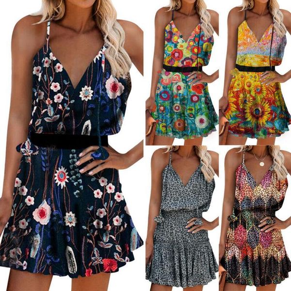 casual dresses floral printed women v neck sleeveless summer sling sundress vintage style oversize, Black;gray
casual dresses floral printed women v neck sleeveless summer sling sundress vintage style oversize, Black;gray