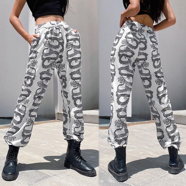 women's pants & capris casual dragon print sweatpants loose trousers stretch high waist streetwear harajuku joggers women, Black;white
women's pants & capris casual dragon print sweatpants loose trousers stretch high waist streetwear harajuku joggers women, Black;white
