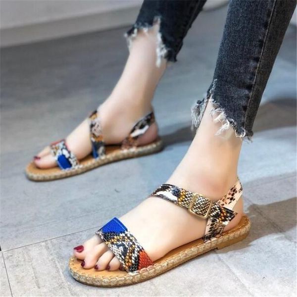 sandals large size women's shoes summer flat bottom breathable snake print womens slippers comfortable platform women, Black
sandals large size women's shoes summer flat bottom breathable snake print womens slippers comfortable platform women, Black