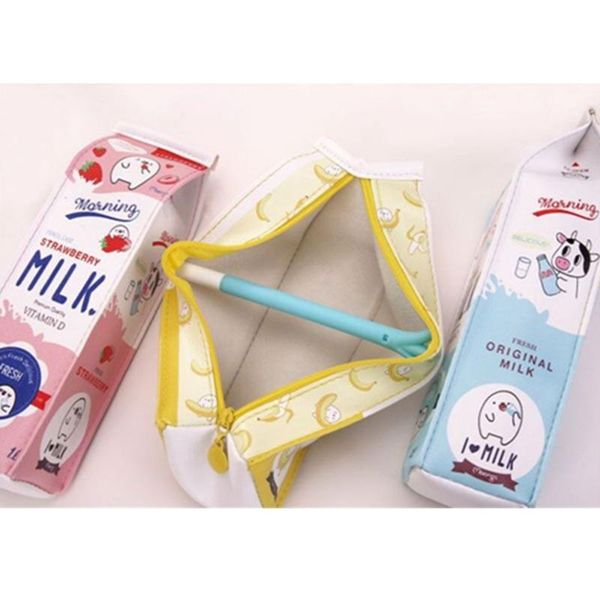 pencil bags korea style cartoon milk box case stationery holder bag waterproof durable school supplies desk accessories
pencil bags korea style cartoon milk box case stationery holder bag waterproof durable school supplies desk accessories