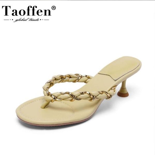 sandals taoffen women high heel strange flip flop summer slippers fashion shoes footwear size 34-40, Black
sandals taoffen women high heel strange flip flop summer slippers fashion shoes footwear size 34-40, Black