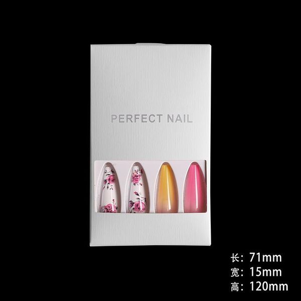 false nails 24pcs floral printed nail patch colorful glue type removable long paragraph fashion manicure teea889, Red;gold
false nails 24pcs floral printed nail patch colorful glue type removable long paragraph fashion manicure teea889, Red;gold