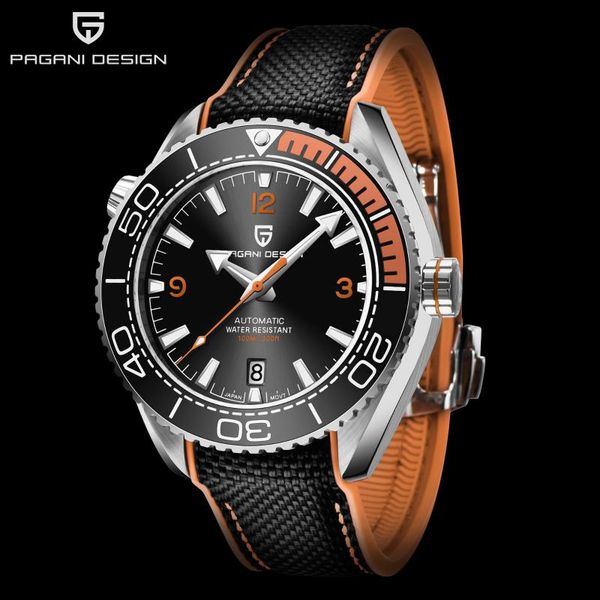 wristwatches pagani design brand men's automatic mechanical watch ceramic bezel 100m waterproof sapphire glass for, Slivery;brown
wristwatches pagani design brand men's automatic mechanical watch ceramic bezel 100m waterproof sapphire glass for, Slivery;brown