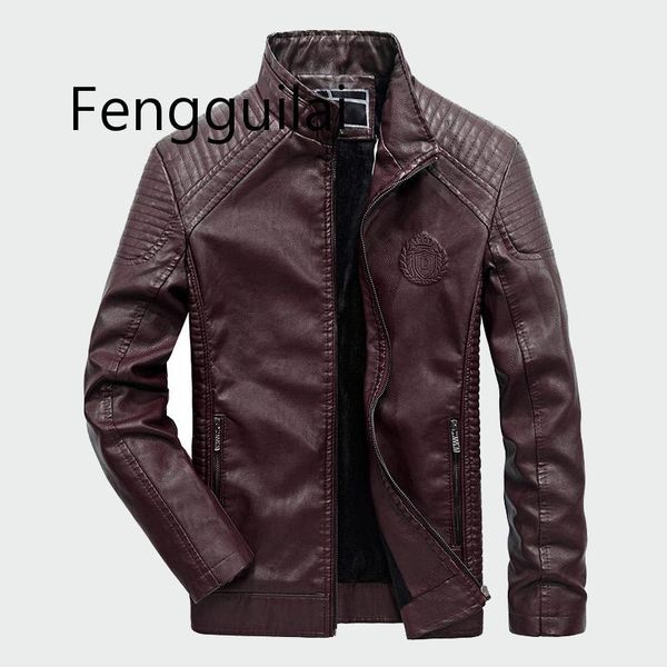 men's fur & faux leather jackets autumn winter pu coat men plus velvet outerwear biker motorcycle male jacket mens brand clothing 6xl, Black
men's fur & faux leather jackets autumn winter pu coat men plus velvet outerwear biker motorcycle male jacket mens brand clothing 6xl, Black