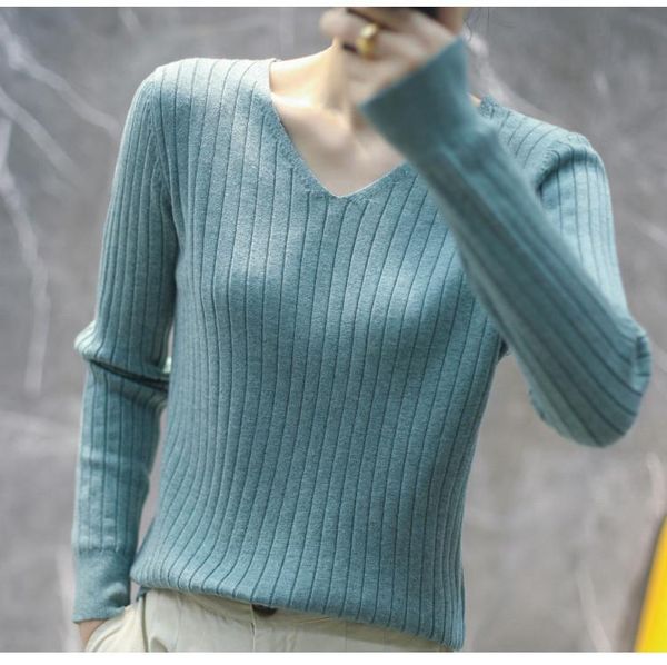 women's sweaters sweater autumn winter 2021 trend solid color long sleeve pullover bottom v-neck knit top, White;black
women's sweaters sweater autumn winter 2021 trend solid color long sleeve pullover bottom v-neck knit top, White;black