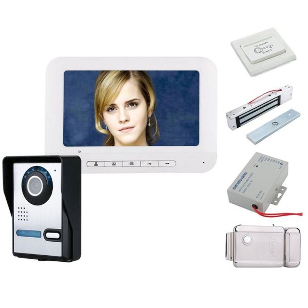 home security 7 inch tft video door phone doorbell intercom kit 1-camera 1-monitor night vision 700tvl camera+electronic locks phones
home security 7 inch tft video door phone doorbell intercom kit 1-camera 1-monitor night vision 700tvl camera+electronic locks phones