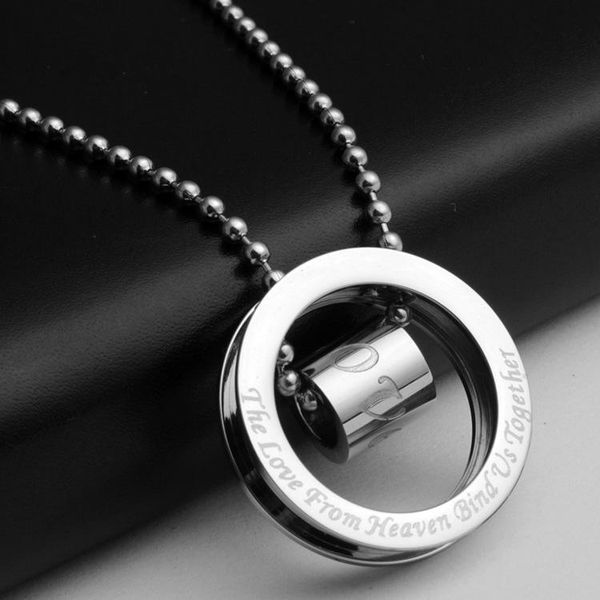 5pcs stainless steel couple geometric two round circle necklace men women lovers love fashion personality gift jewelry pendant necklaces, Silver
5pcs stainless steel couple geometric two round circle necklace men women lovers love fashion personality gift jewelry pendant necklaces, Silver